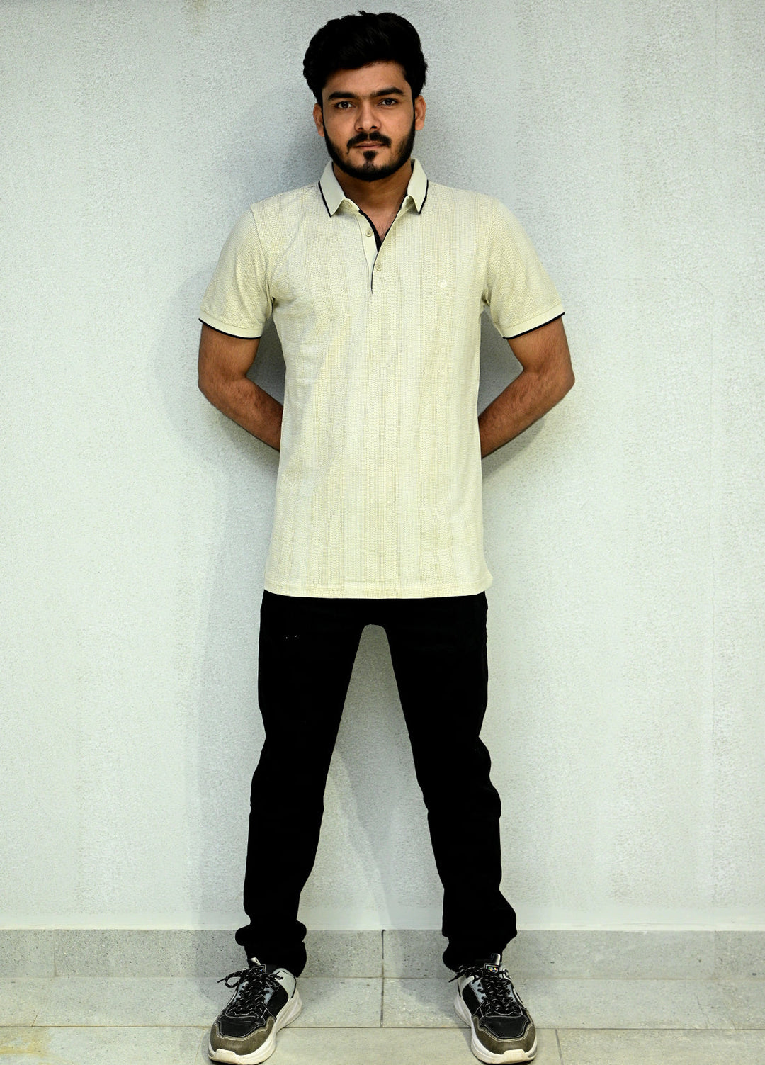 Sanaulla Exclusive Pret Casual Cotton Polo 2018 Fawn