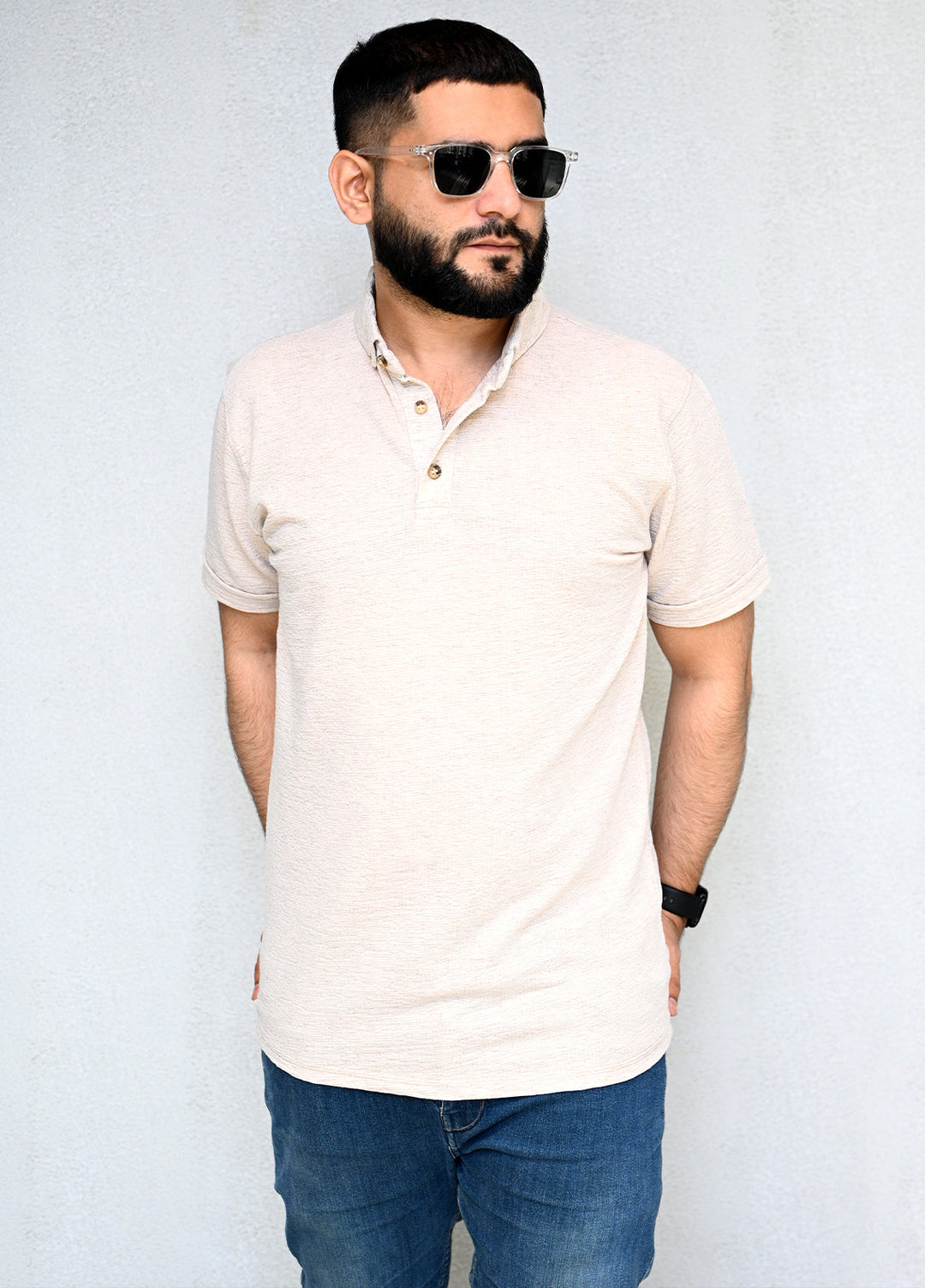 Sanaulla Exclusive Pret Casual Cotton Polo 2047 Light Pink