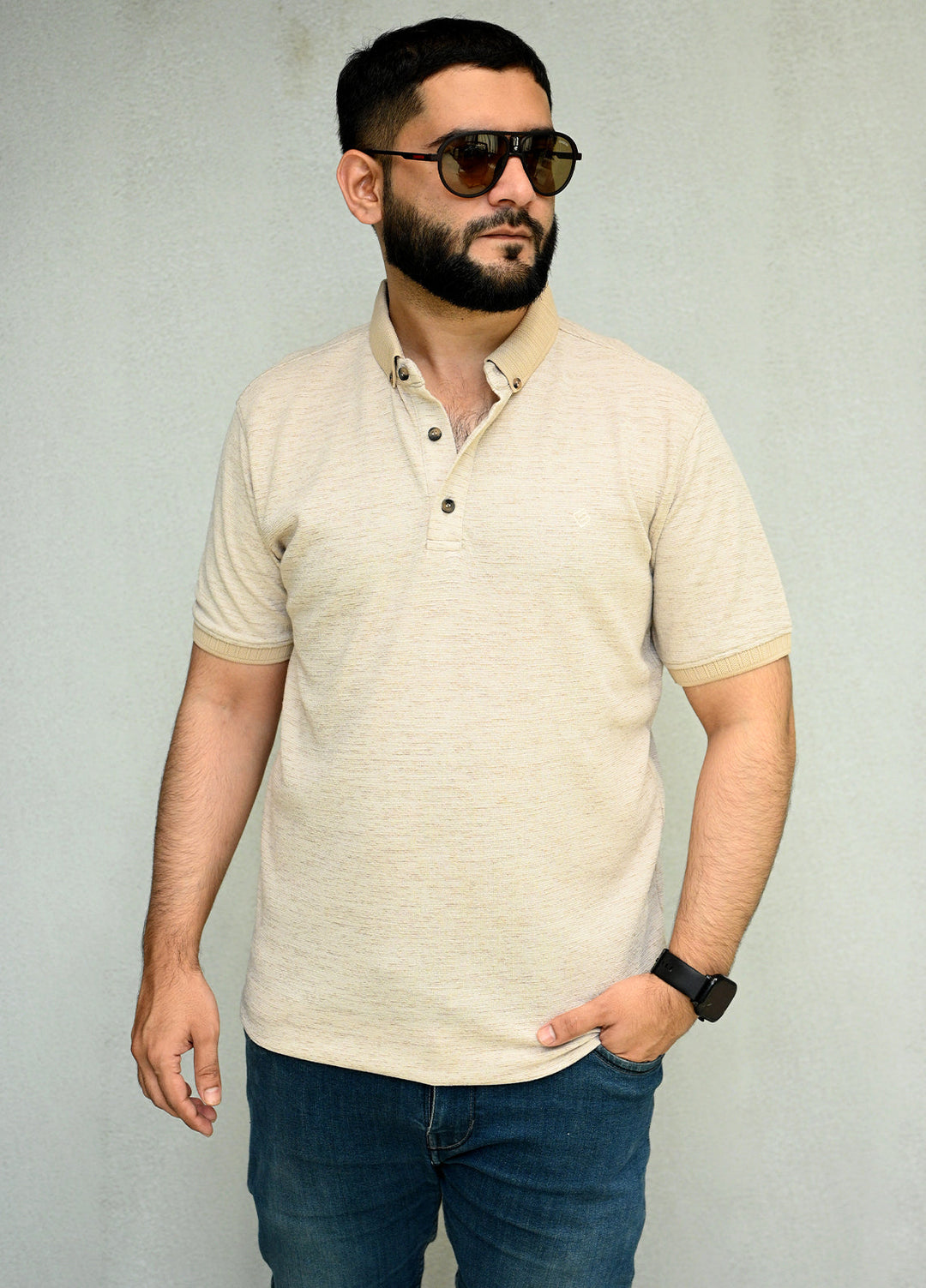 Sanaulla Exclusive Pret Casual Cotton Polo 2083 Light Pink