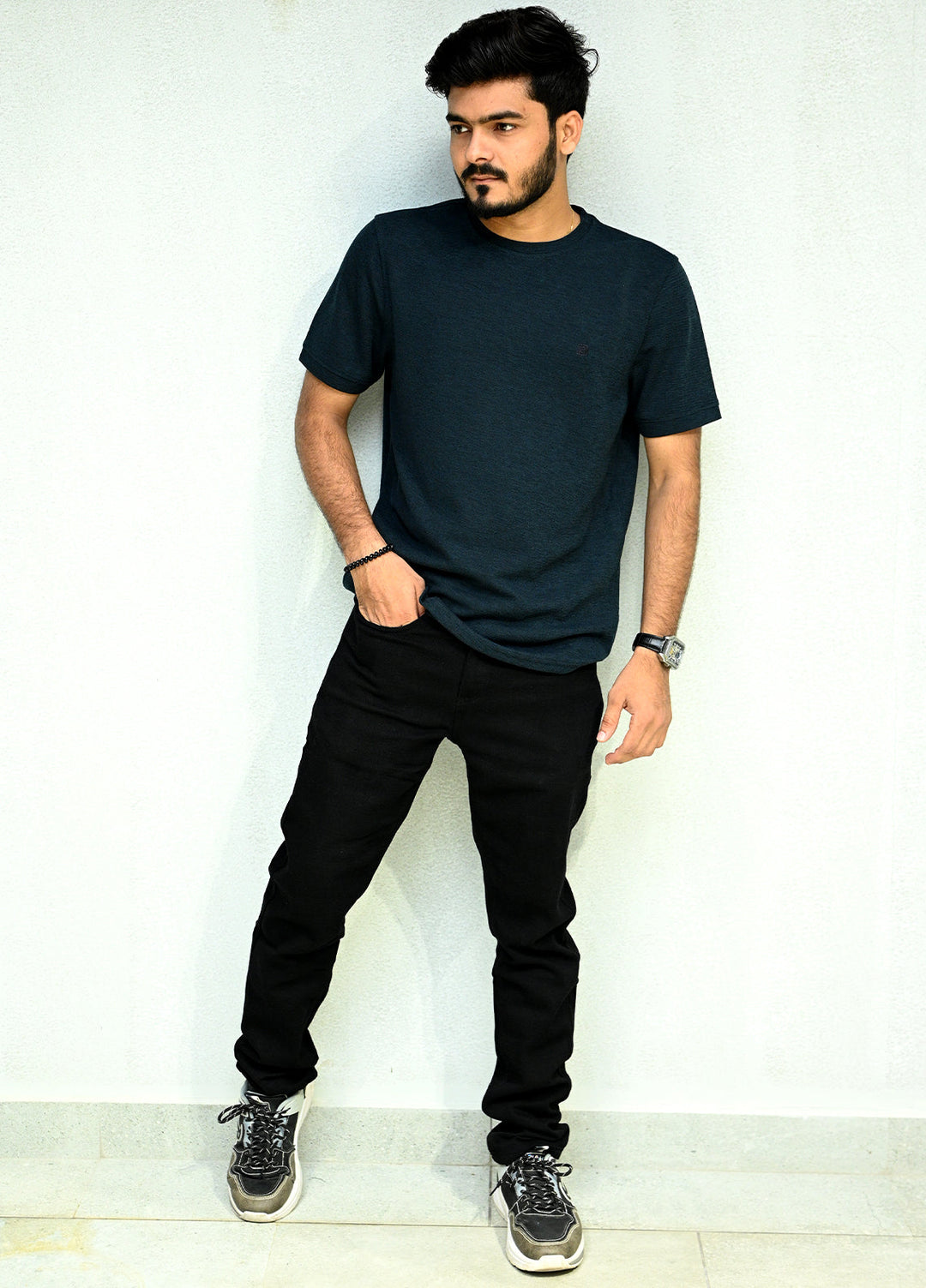 Sanaulla Exclusive Pret Casual Cotton Polo 2084 Dark Green