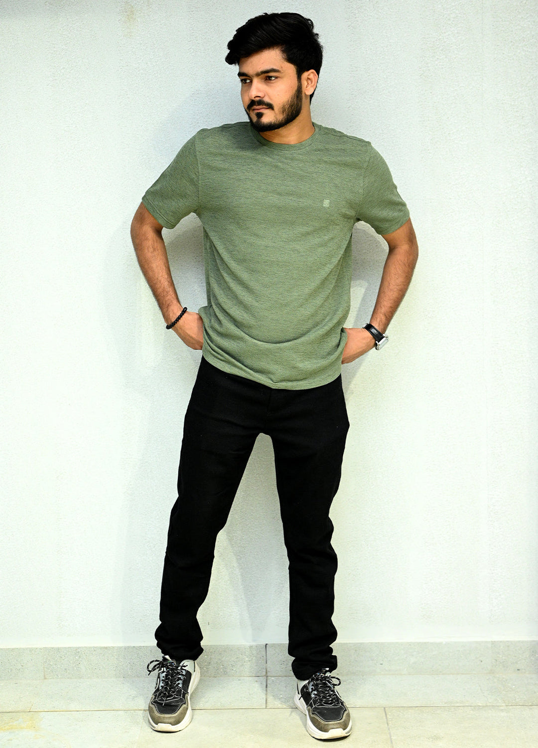 Sanaulla Exclusive Pret Casual Cotton Polo 2084 Green