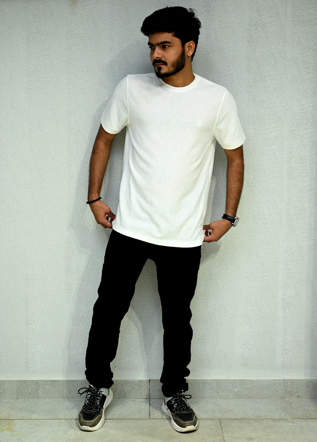 Sanaulla Exclusive Pret Casual Cotton Polo 2084 White