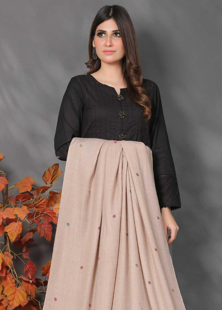 Sanaulla Exclusive Range Pashmina Shawl SU21PP MIR-35 Beige Pure Pashmina Shawls