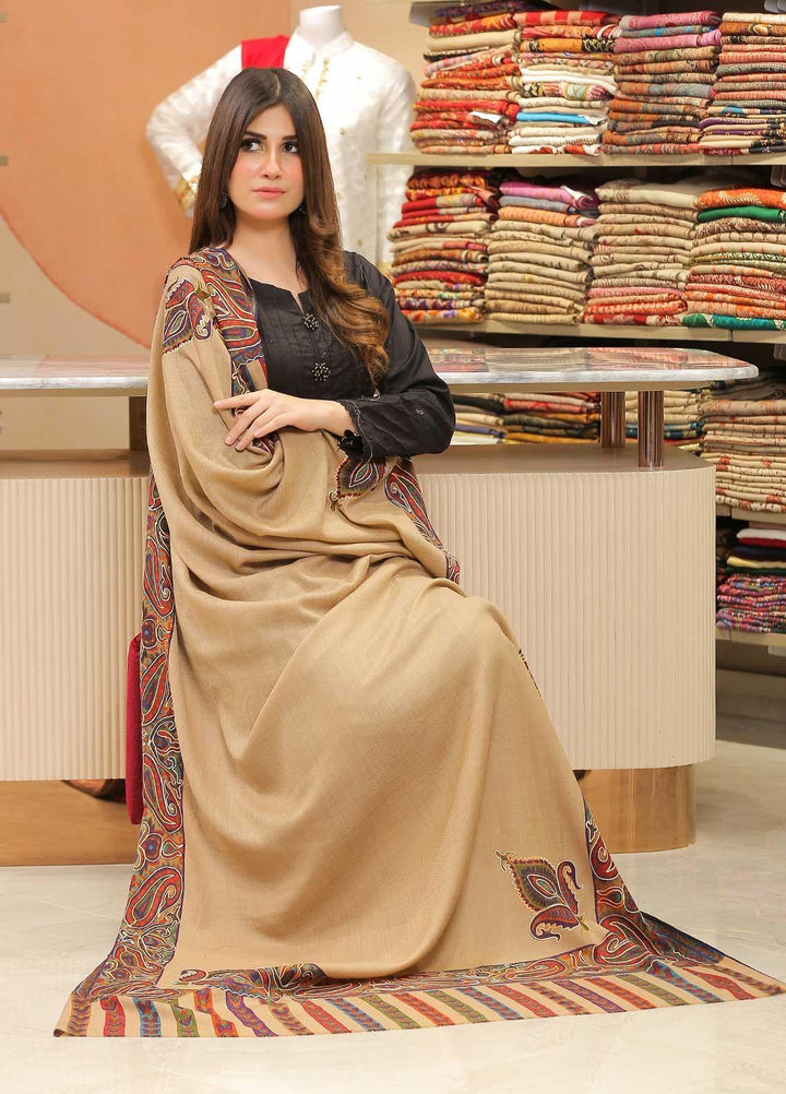 Sanaulla Exclusive Range Pashmina Shawl SU21PP AKP-19 Multi-8 Pure Pashmina Shawls