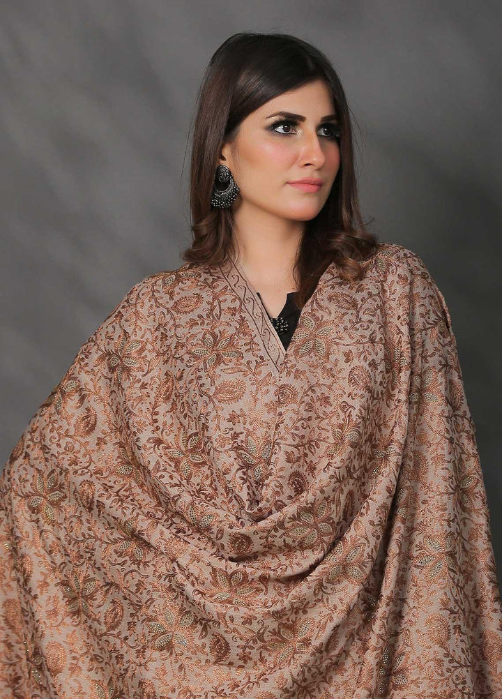 Sanaulla Exclusive Range Pashmina Shawl SU21PP AKP-28 Multi-6 Pure Pashmina Shawls