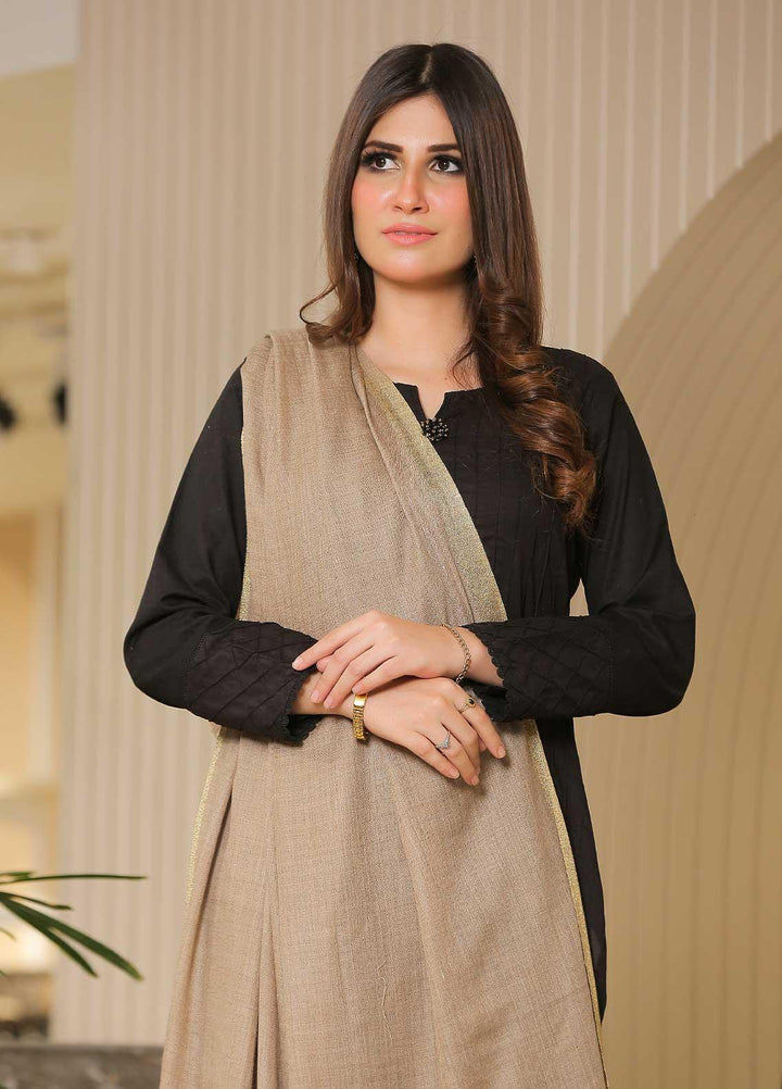 Sanaulla Exclusive Range Pashmina Shawl SU21PP AKP-45 L Grey Pure Pashmina Shawls