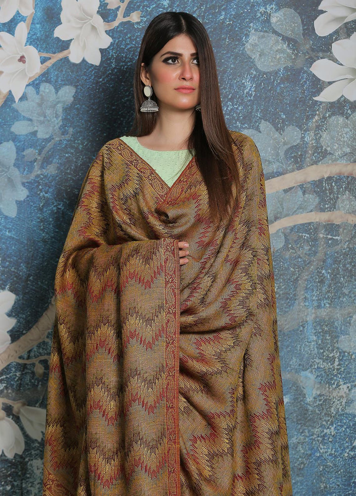 Sanaulla Exclusive Range Pashmina Shawl SU21PP AKP-50 Maroon-3 Pure Pashmina Shawls