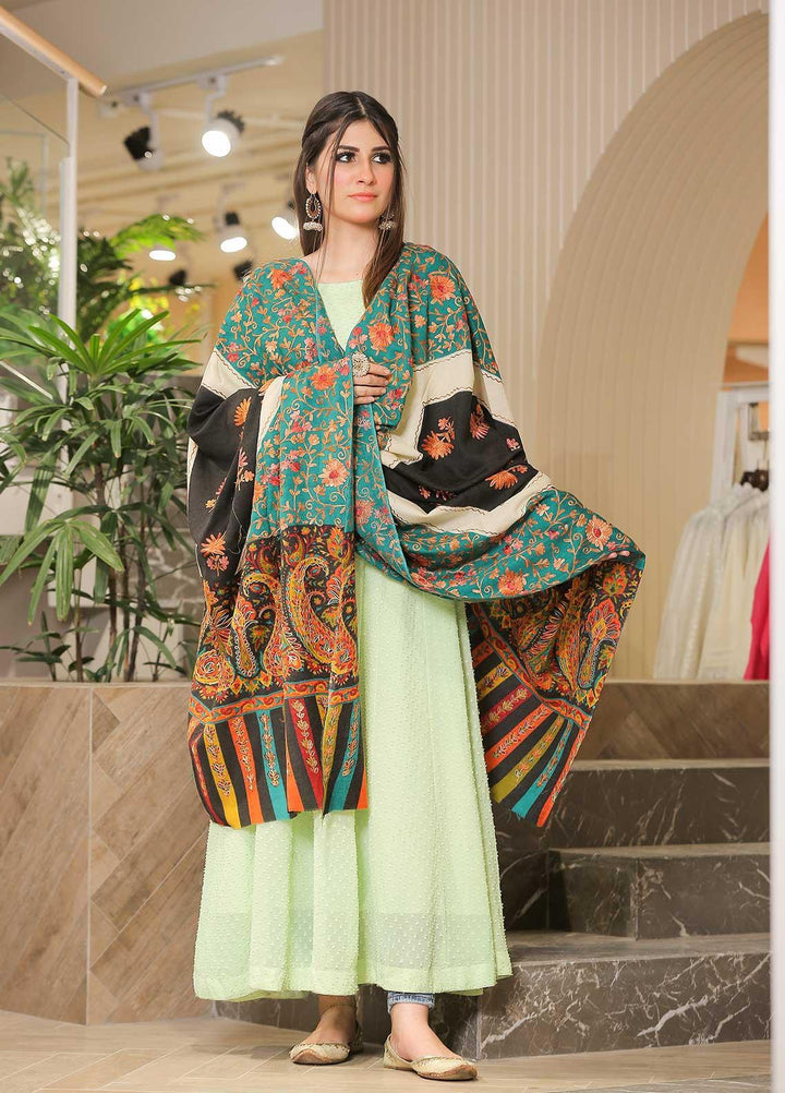 Sanaulla Exclusive Range Pashmina Shawl SU21PP MIR-610-Multi4 Pure Pashmina Shawls
