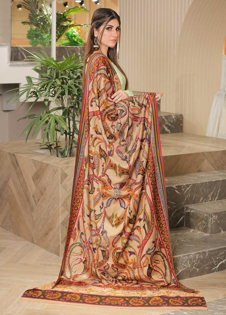 Sanaulla Exclusive Range Pashmina Shawl SU21PP MIR-681-Multi3 Pure Pashmina Shawls