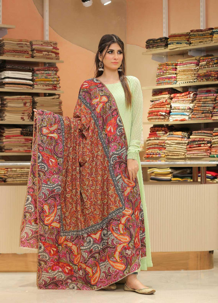 Sanaulla Exclusive Range  Pashmina  Shawl SU21PP OD-258 - Pure Pashmina Shawls