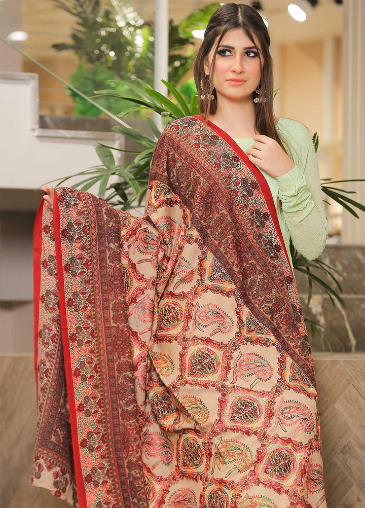Sanaulla Exclusive Range  Pashmina  Shawl SU21PP OD-259 - Pure Pashmina Shawls