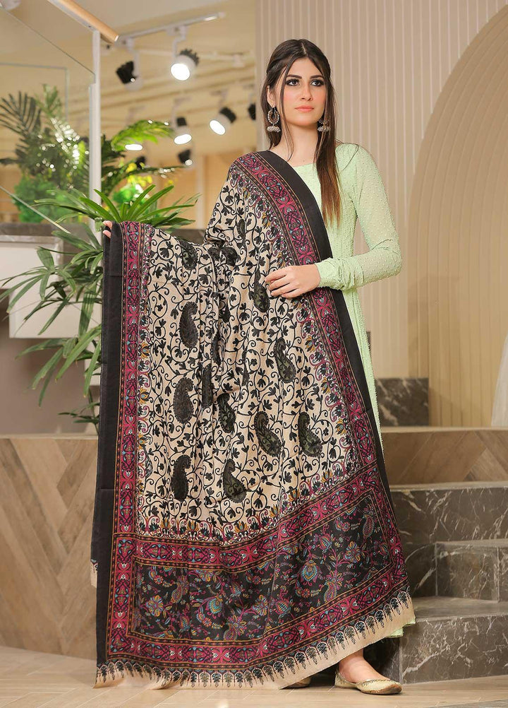 Sanaulla Exclusive Range Pashmina Shawl SU21PP AKP-21 Blue Pure Pashmina Shawls