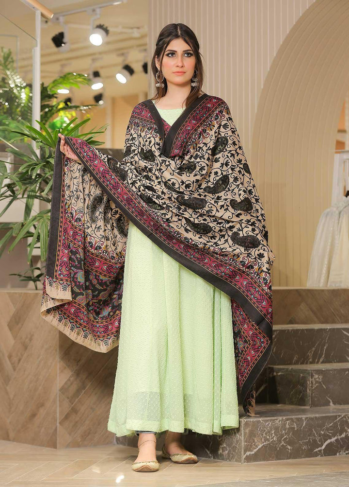 Sanaulla Exclusive Range Pashmina Shawl SU21PP AKP-21 Blue Pure Pashmina Shawls