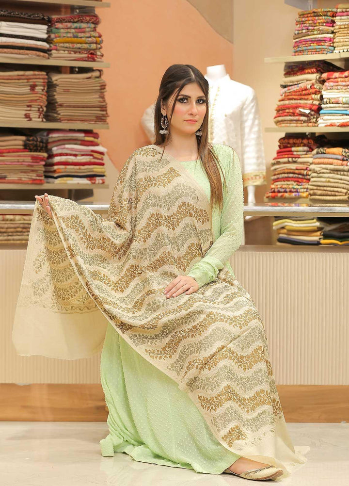 Sanaulla Exclusive Range Pashmina Shawl SU21PP AKP-23 Fawn-1 Pure Pashmina Shawls