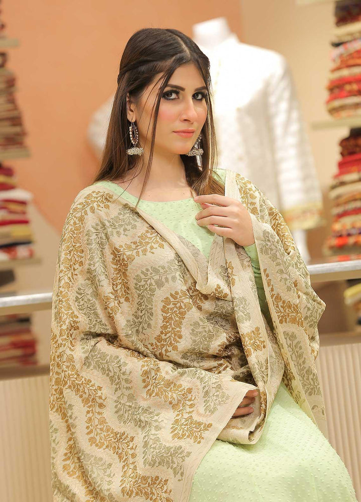 Sanaulla Exclusive Range Pashmina Shawl SU21PP AKP-23 Fawn-1 Pure Pashmina Shawls