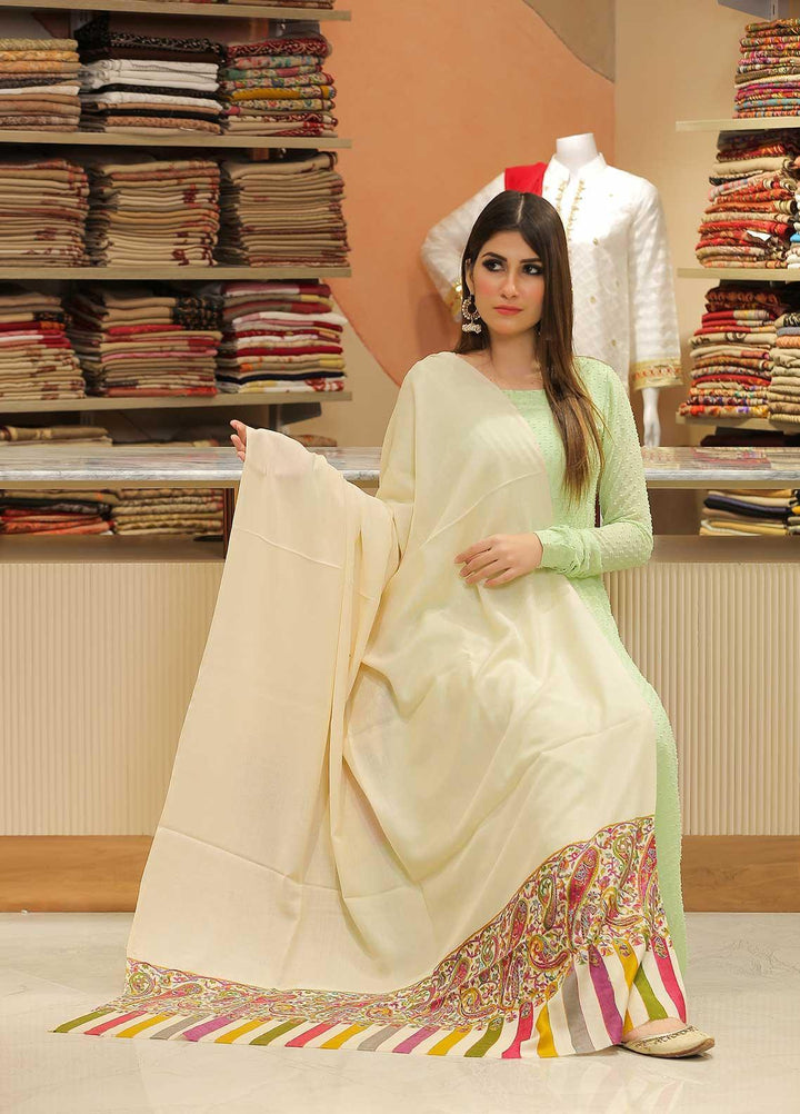 Sanaulla Exclusive Range  Pashmina  Shawl SU21PP OD-281 - Pure Pashmina Shawls