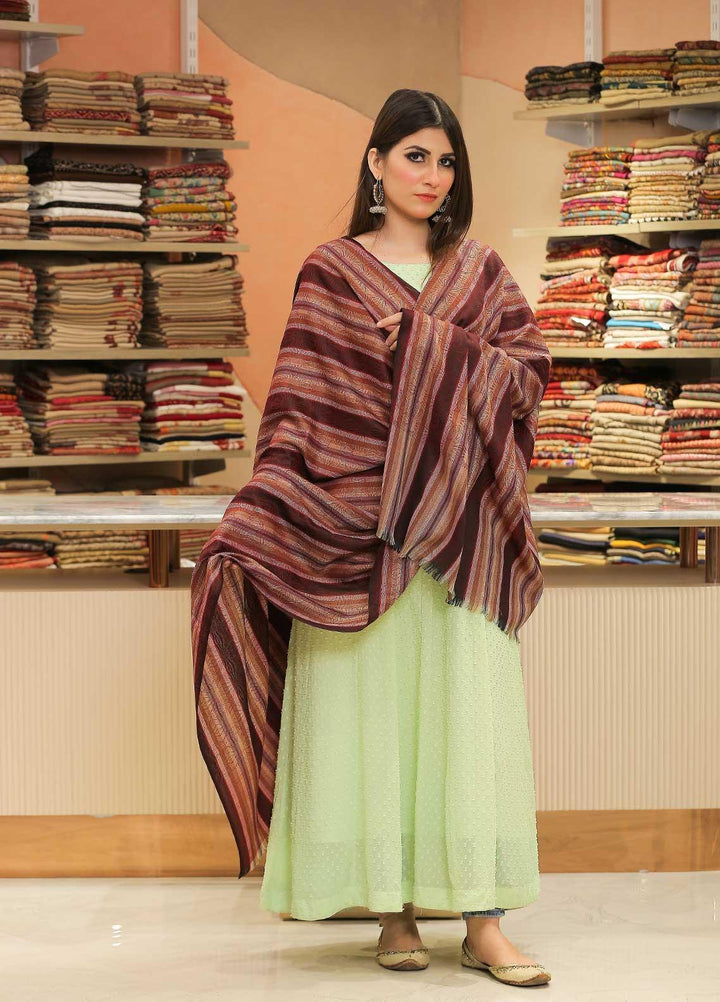 Sanaulla Exclusive Range  Pashmina  Shawl SU21PP OD-282 - Pure Pashmina Shawls