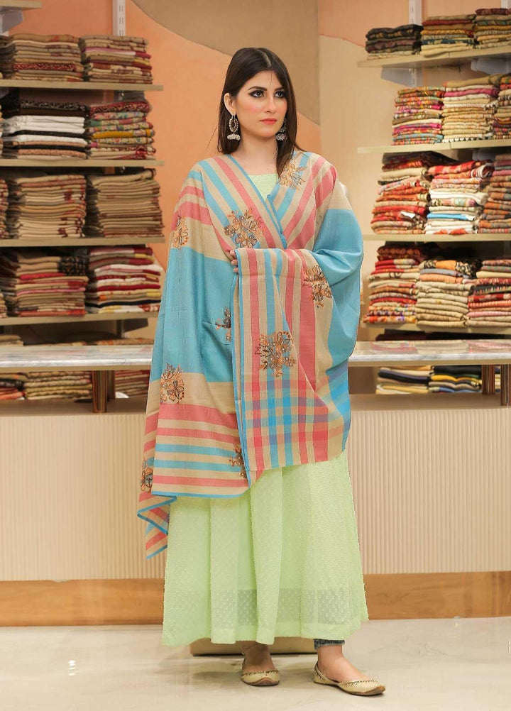 Sanaulla Exclusive Range Pashmina Shawl SU21PP Multi D-003 Pure Pashmina Shawls