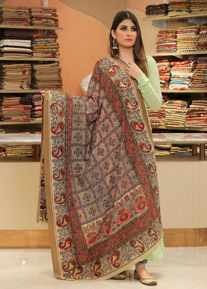 Sanaulla Exclusive Range  Pashmina  Shawl SU21PP OD-285 - Pure Pashmina Shawls