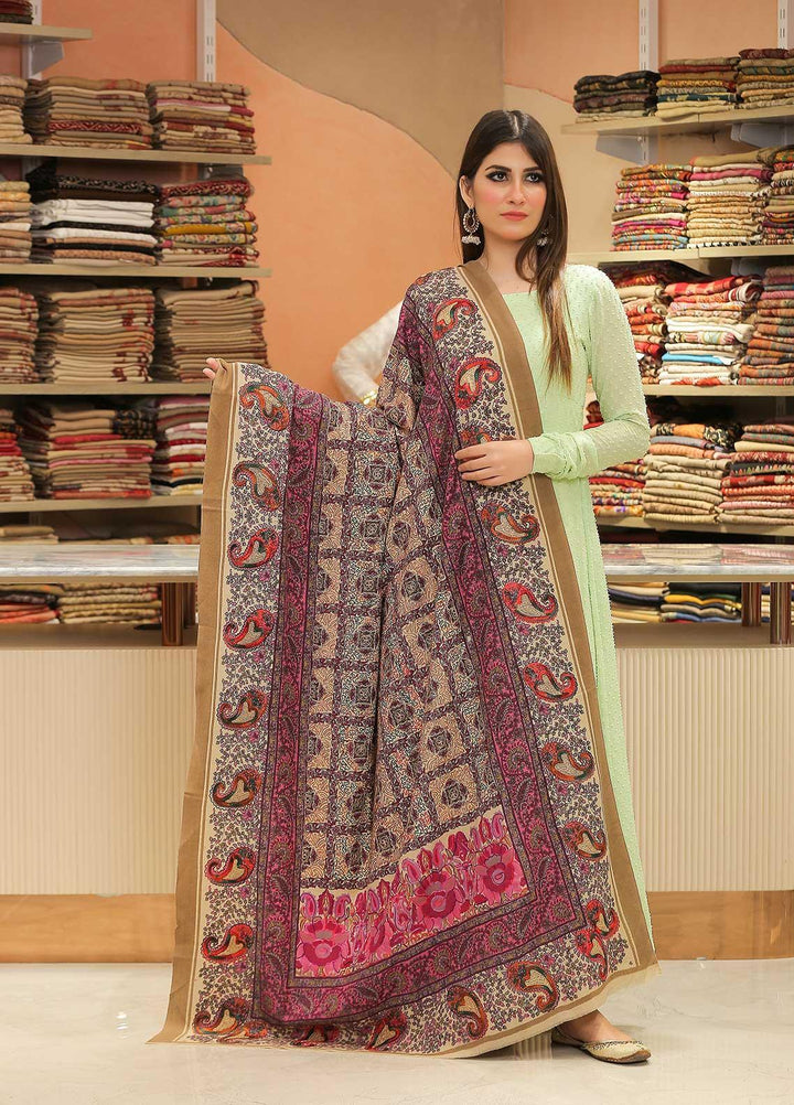 Sanaulla Exclusive Range  Pashmina  Shawl SU21PP OD-286 - Pure Pashmina Shawls