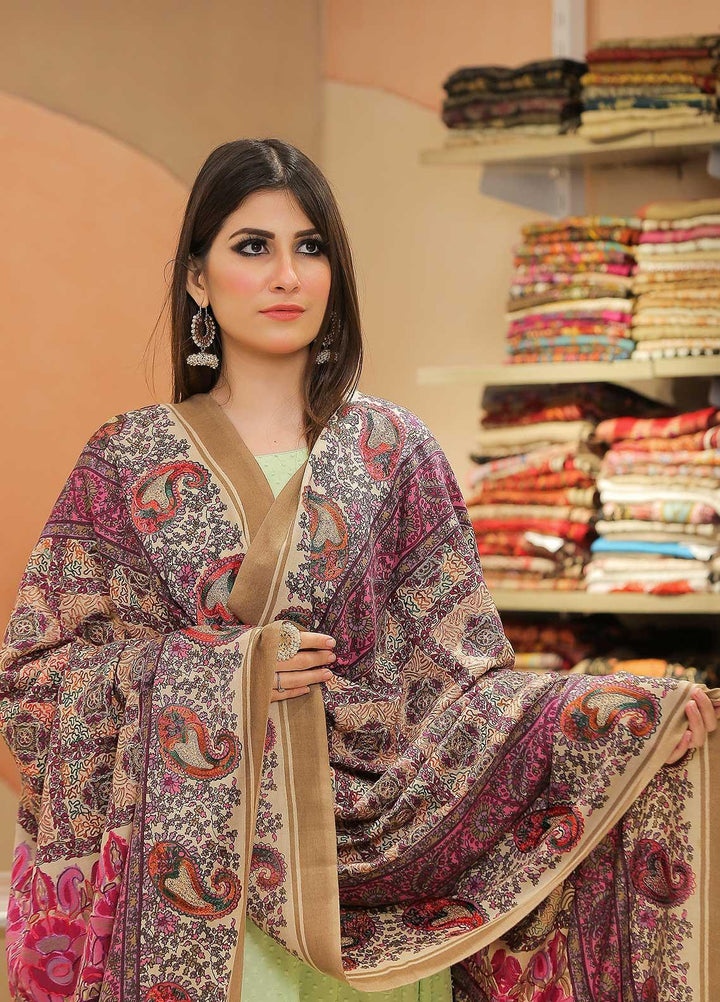 Sanaulla Exclusive Range  Pashmina  Shawl SU21PP OD-286 - Pure Pashmina Shawls
