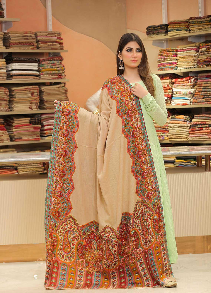 Sanaulla Exclusive Range Pashmina Shawl SU21PP AKP-19 Multi-2 Pure Pashmina Shawls