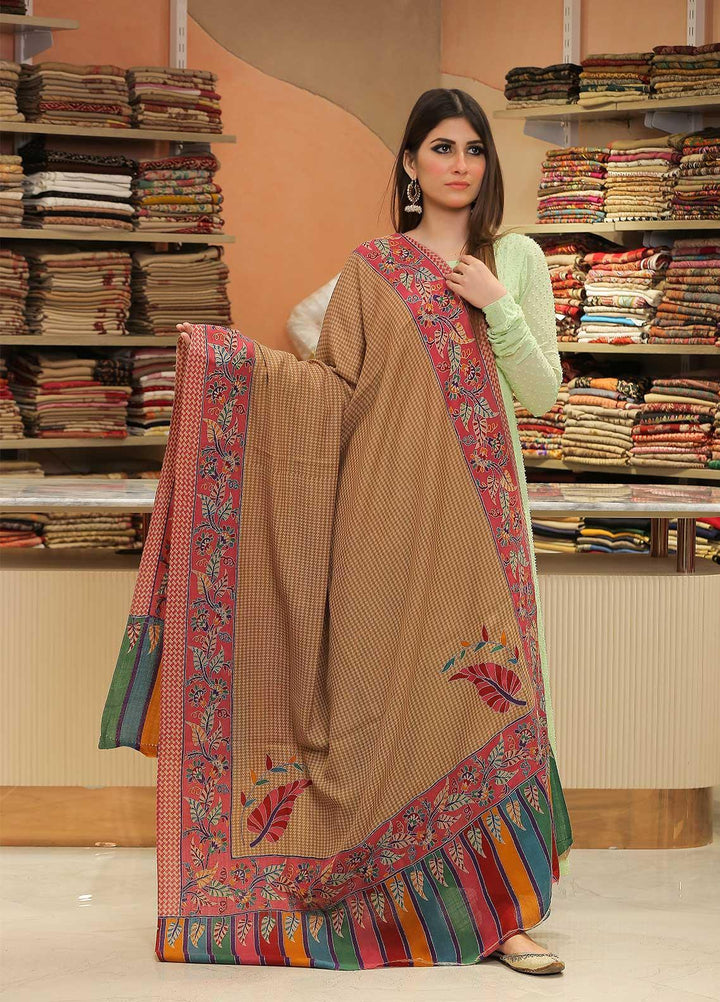 Sanaulla Exclusive Range Pashmina Shawl SU21PP AKP-28 Multi-10 Pure Pashmina Shawls