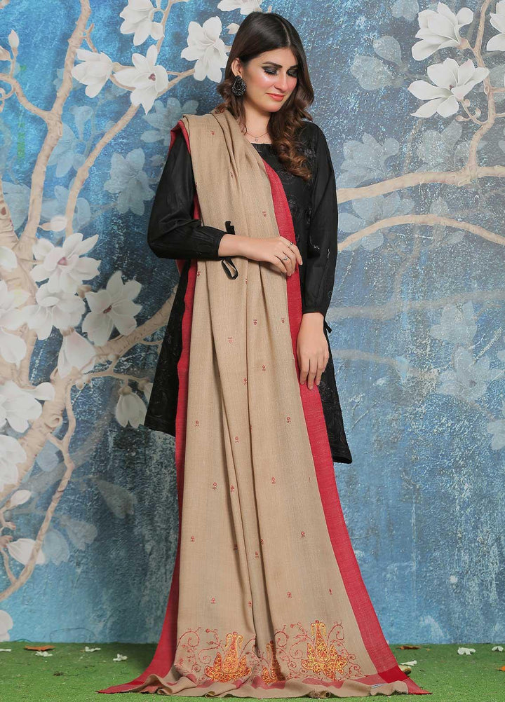 Sanaulla Exclusive Range Pashmina Shawl SU21PP MIR-11 Brown 4 Pure Pashmina Shawls