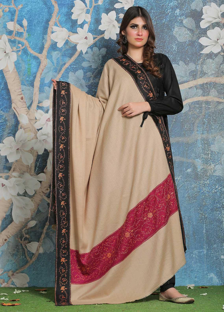 Sanaulla Exclusive Range Pashmina Shawl SU21PP MIR-19 Pink 2 Pure Pashmina Shawls