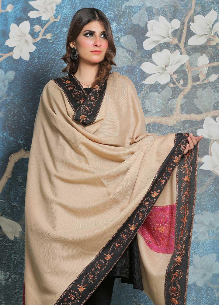 Sanaulla Exclusive Range Pashmina Shawl SU21PP MIR-19 Pink 2 Pure Pashmina Shawls