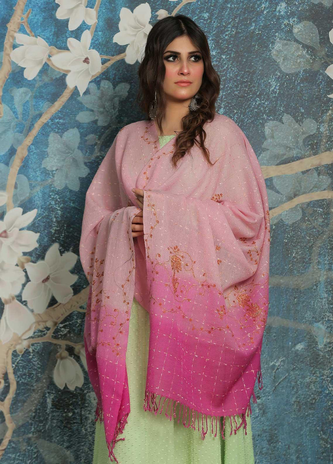 Sanaulla Exclusive Range  Pashmina  Shawl SU21PP Shawl - Pure Pashmina Shawls