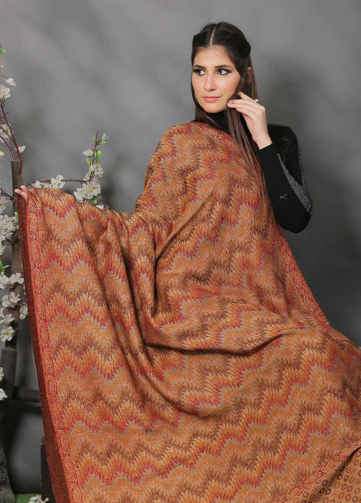 Sanaulla Exclusive Range Pashmina Shawl SU21PP AKP-50 Maroon-4 Pure Pashmina Shawls