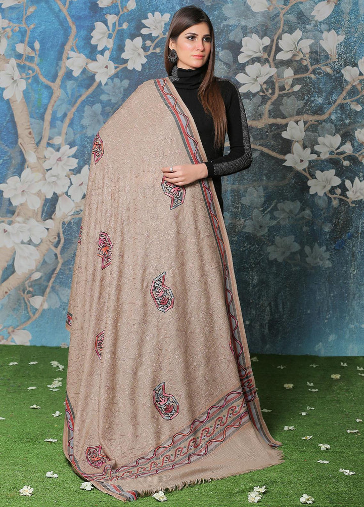 Sanaulla Exclusive Range  Pashmina  Shawl SU21PP OD-14 - Pure Pashmina Shawls