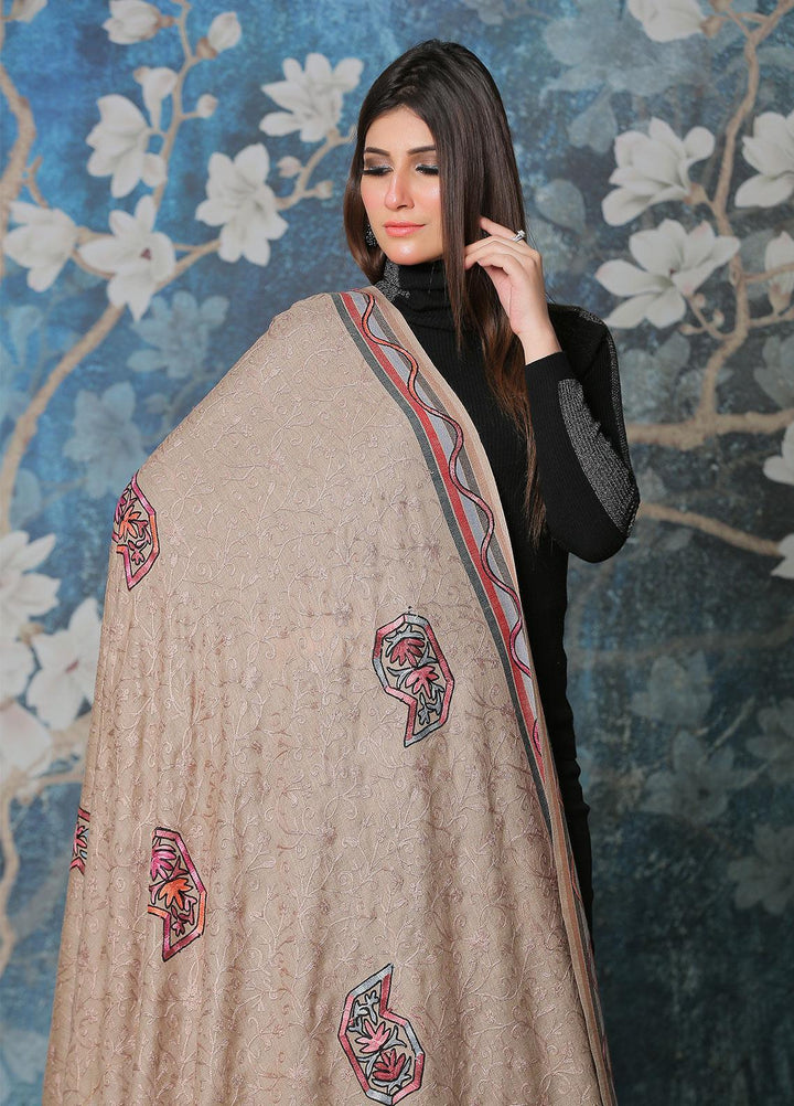 Sanaulla Exclusive Range  Pashmina  Shawl SU21PP OD-14 - Pure Pashmina Shawls