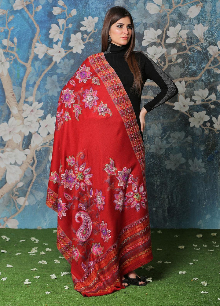 Sanaulla Exclusive Range  Pashmina  Shawl SU21PP OD-15 - Pure Pashmina Shawls