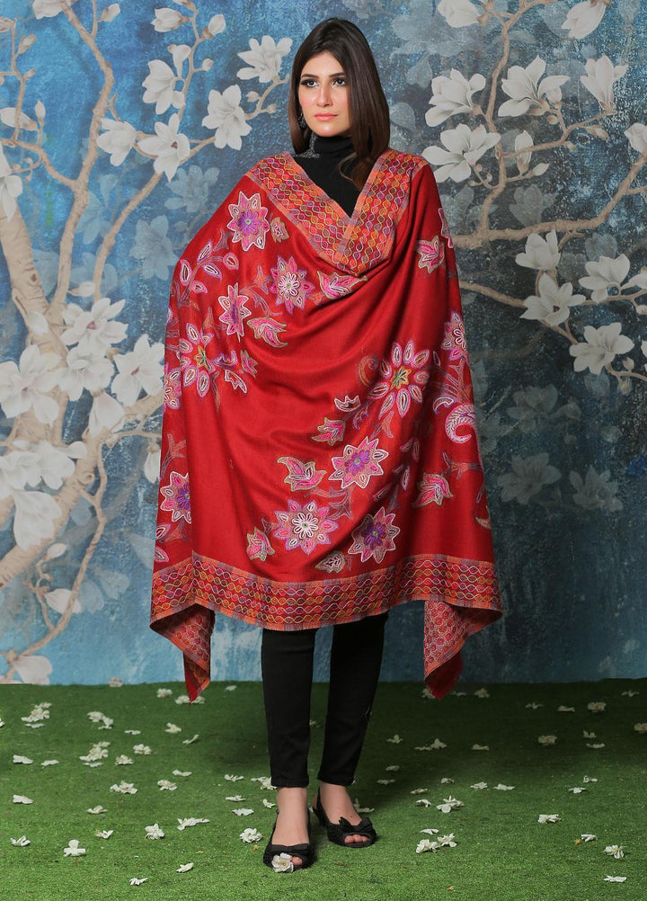 Sanaulla Exclusive Range  Pashmina  Shawl SU21PP OD-15 - Pure Pashmina Shawls