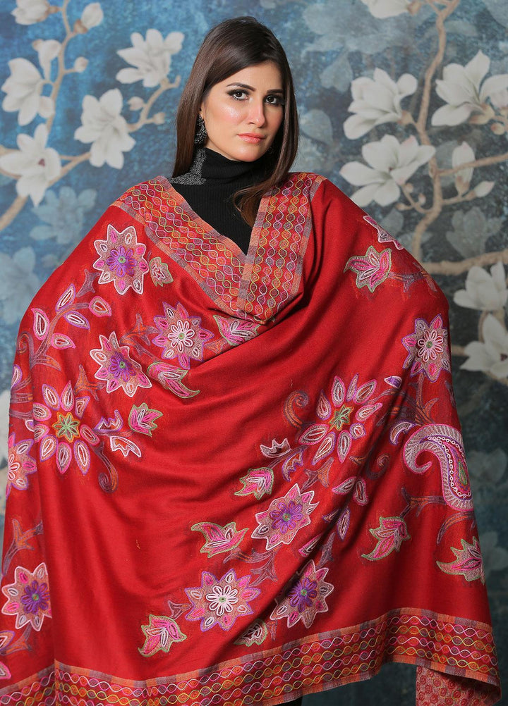 Sanaulla Exclusive Range  Pashmina  Shawl SU21PP OD-15 - Pure Pashmina Shawls