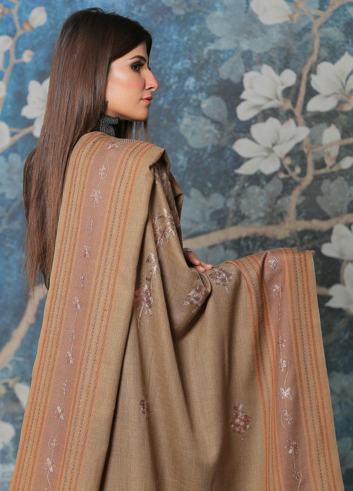 Sanaulla Exclusive Range  Pashmina  Shawl SU21PP OD-19 - Pure Pashmina Shawls