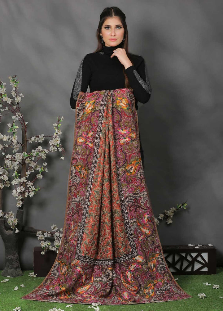 Sanaulla Exclusive Range  Pashmina  Shawl SU21PP OD-93 - Pure Pashmina Shawls