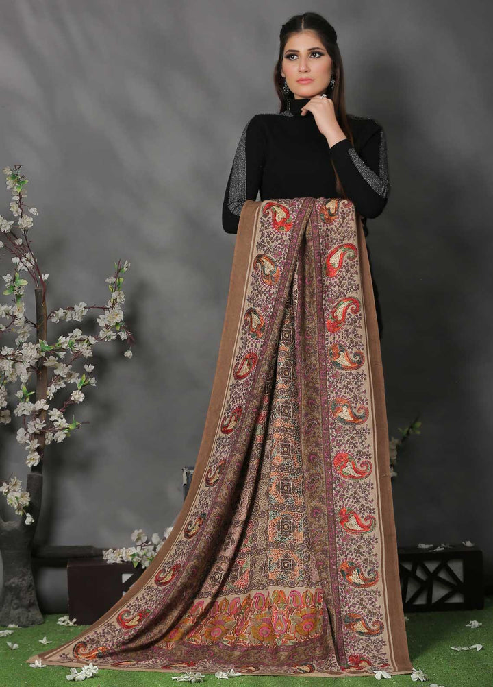 Sanaulla Exclusive Range  Pashmina  Shawl SU21PP OD-95 - Pure Pashmina Shawls