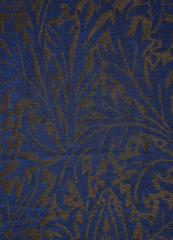 Sanaulla Exclusive Range  Pashmina  Shawls MAMA-01 Blue - Pashmina Shawls