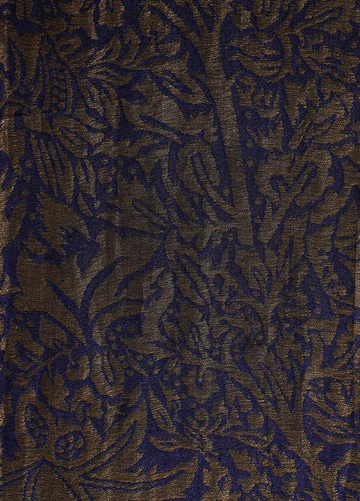 Sanaulla Exclusive Range  Pashmina  Shawls MAMA-01 Purple - Pashmina Shawls