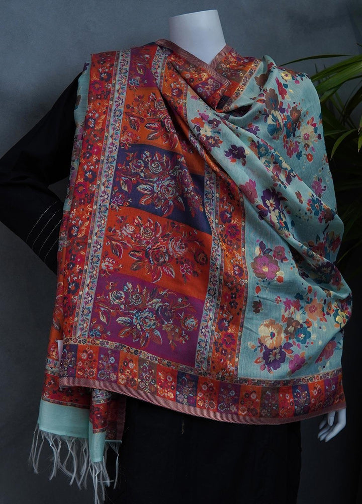 Sanaulla Exclusive Range  Pashmina  Shawls MAMA-11 Multi-7 - Pashmina Shawls