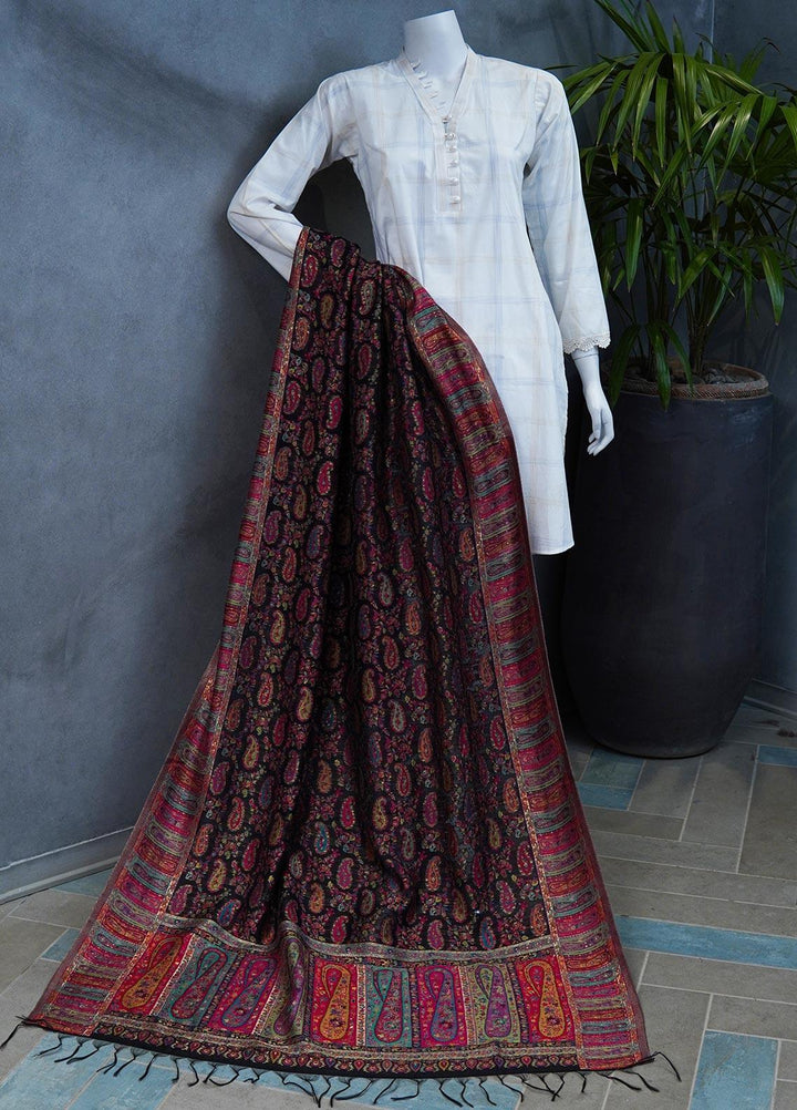 Sanaulla Exclusive Range  Pashmina  Shawls MAMA-11 Multi-9 - Pashmina Shawls