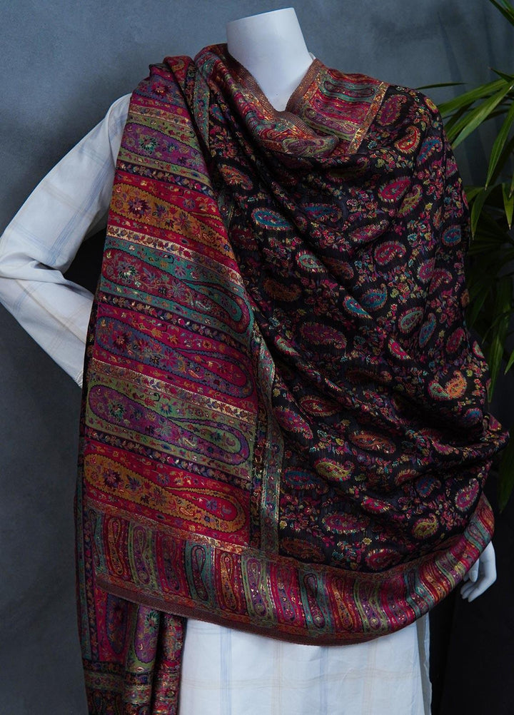 Sanaulla Exclusive Range  Pashmina  Shawls MAMA-11 Multi-9 - Pashmina Shawls