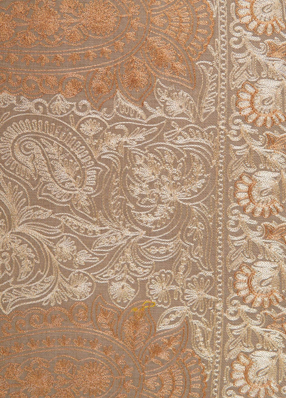 Sanaulla Exclusive Range  Pashmina  Shawls Mh Burfi Um Fine KPS-15 Brown-02  - Pashmina Shawls