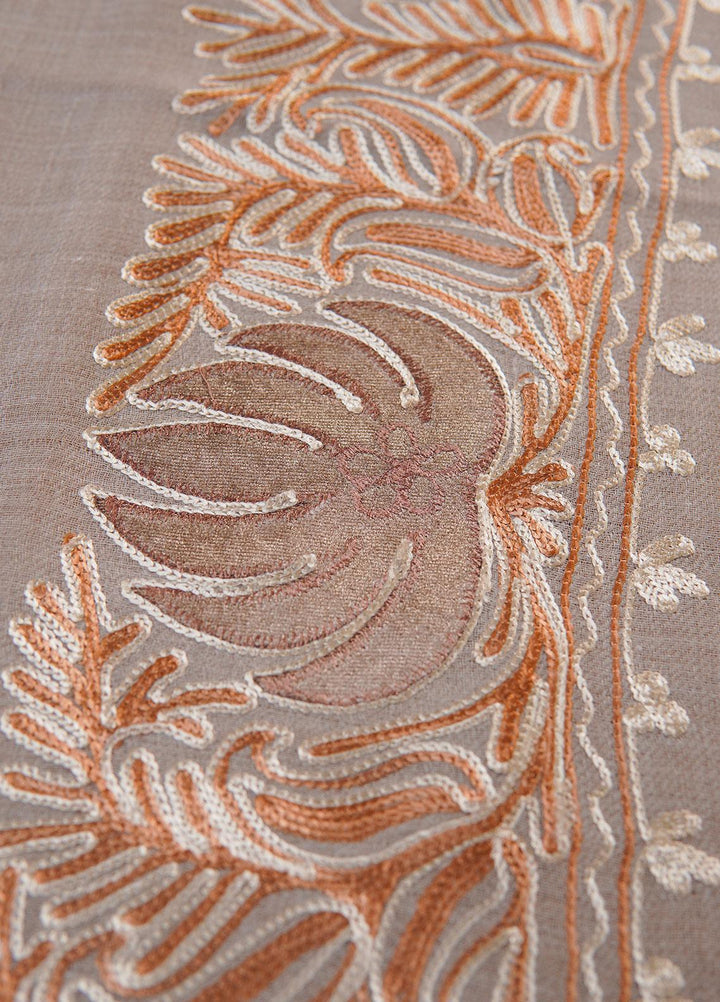 Sanaulla Exclusive Range  Pashmina  Shawls SU22PS-1 M-Shawls MIR-16 Fawn 8 - Pashmina Shawls