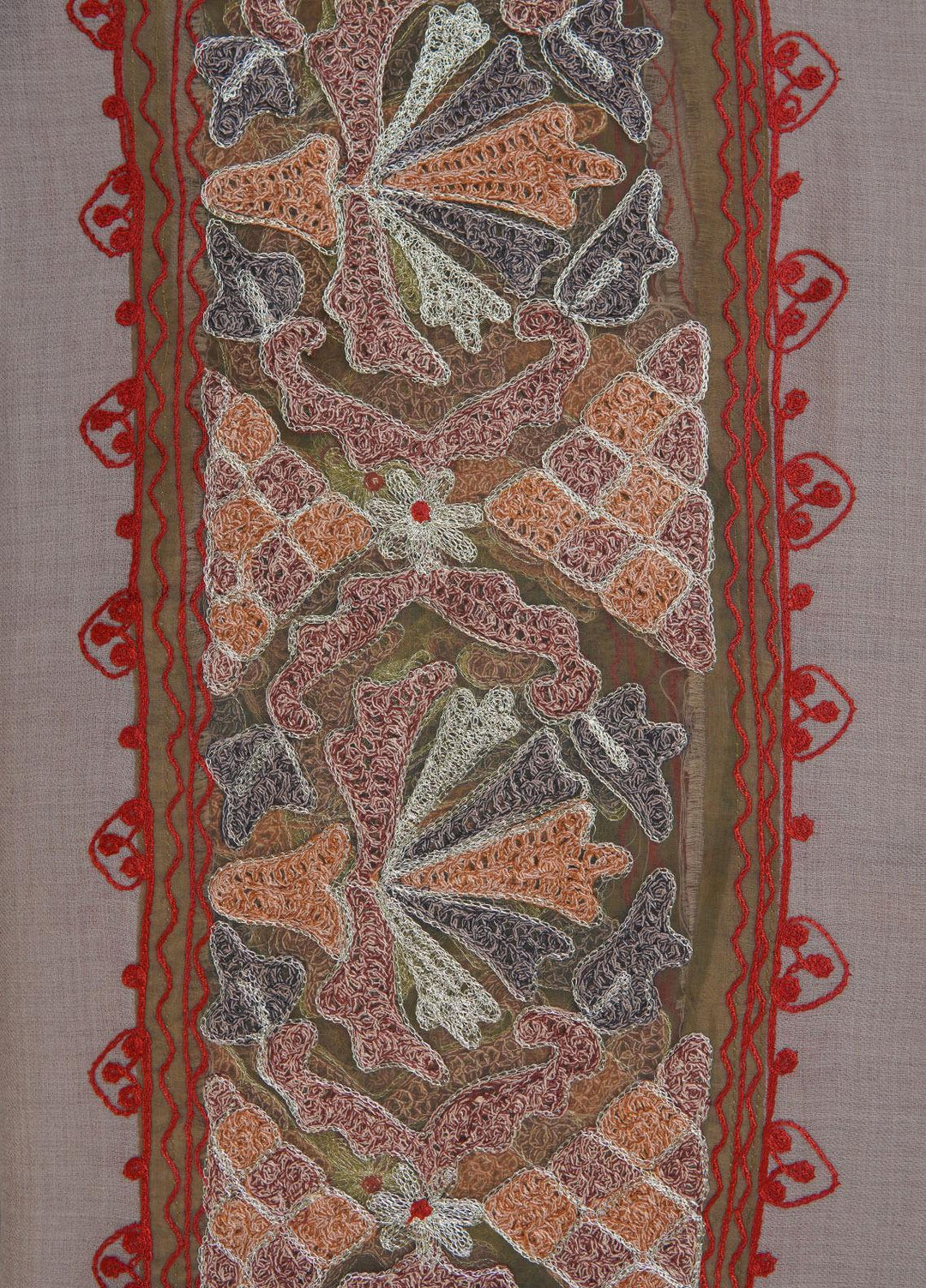 Sanaulla Exclusive Range  Pashmina  Shawls SU22PS-1 M-Shawls MIR-16 Fawn 5 - Pashmina Shawls