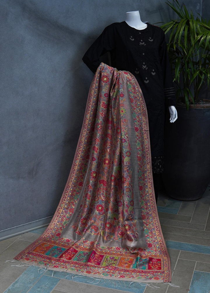Sanaulla Exclusive Range  Pashmina  Shawls MAMA-11 Multi-11 - Pashmina Shawls