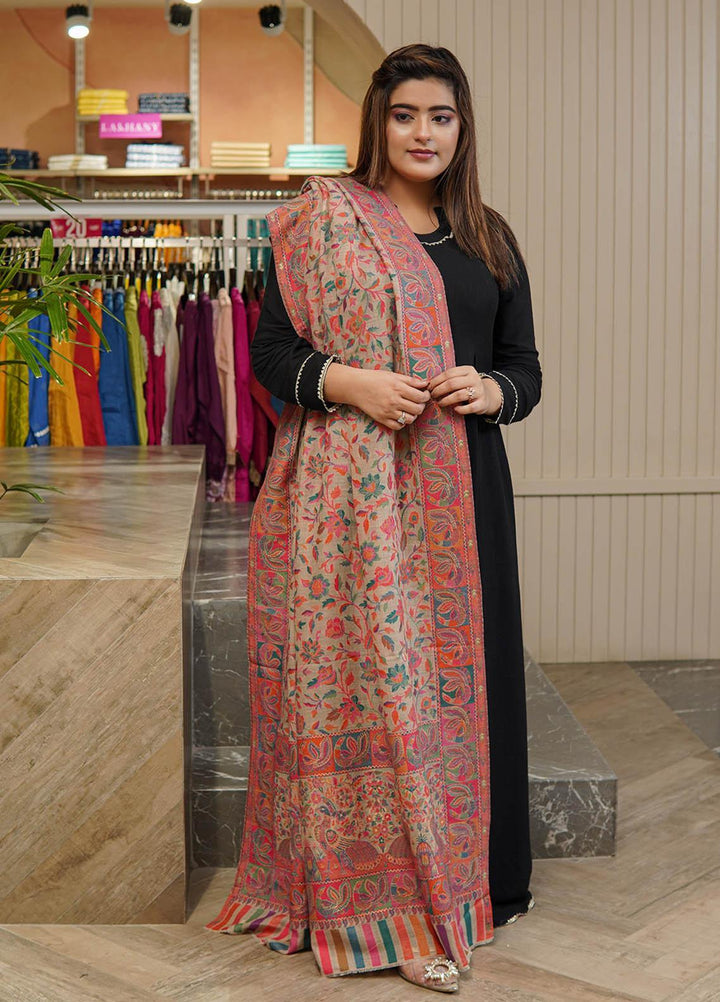 Sanaulla Exclusive Range  Pashmina  Shawls MAMA-08 Multi-4      - Pashmina Shawls